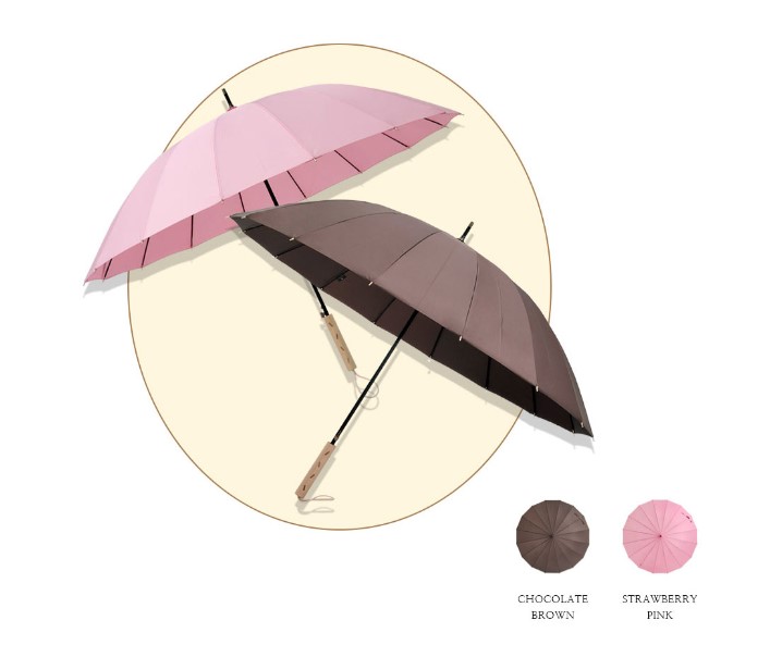 크로반 나만의 초코릿 우산 2종 택1 우산보관함 장우산 초경량 KR22