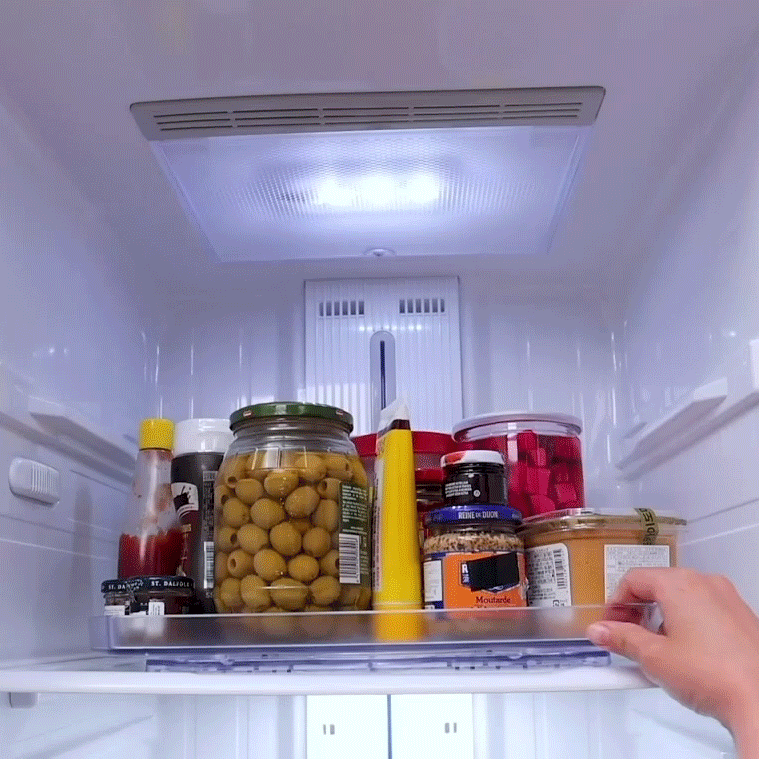 스핀앤착 냉장고 회전 정리대 턴테이블 수납 선반 트레이