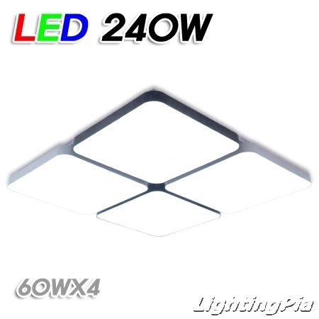 크로스퍼즐드림 정사각 거실등 LED 240W(W1020mm)