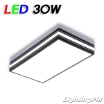 리네아드림 직사각방등 LED 30W(W490mm) 블랙/화이트