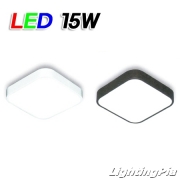 모던 심플 직부등 LED 15W(W240mm) 블랙/화이트
