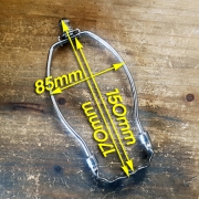 2발 갓꽂이(조) H150mm -스탠드 갓고정에 사용 크롬색/금색