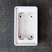 PVC 노출 박스(BOX) 1개용 (콘센트 및 스위치용)
