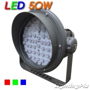 LED 50W 칼라(적색/녹색/청색) 경관조명-12º렌즈적용 KS