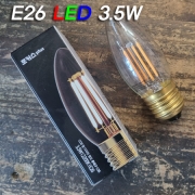 E26 에디슨 LED 촛대구 3.5W(백열 35W 밝기)