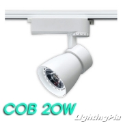 LT-001 COB LED 20W 레일등(Φ88XL117mm)-백색/흑색