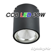 원통 COB LED 30W 직부등(Φ135*H160mm)-흑색/백색