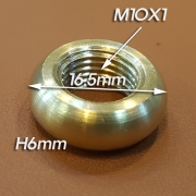 M10X1山 신주 원형 반지 너트(Φ16.5*H6mm)