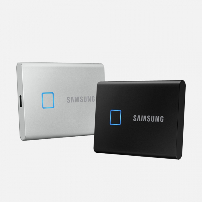 삼성전자 삼성 포터블 외장 SSD T7 Touch USB 3.2 Gen.2 1TB 공식인증 (정품)