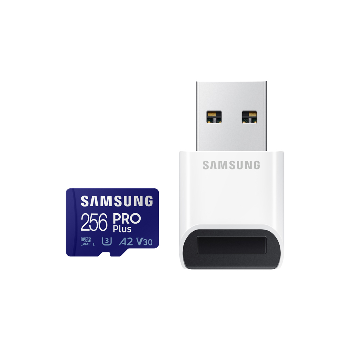 micro SD PRO PLUS with Card Reader 256GB